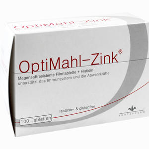 Optimahl- Zink Tabletten 100 Stück - ab 13,99 €