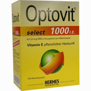 Abbildung von Optovit Select 1000 I.e. Kapseln 100 Stück Abbildung von Optovit Select 1000 I.e. Kapseln 100 Stück