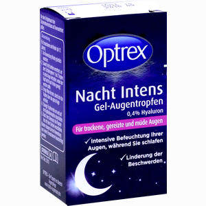Optrex Nacht Intens Gel- Augentropfen 0.4% Hyaluron  10 ml Optrex Nacht Intens Gel- Augentropfen 0.4% Hyaluron  10 ml