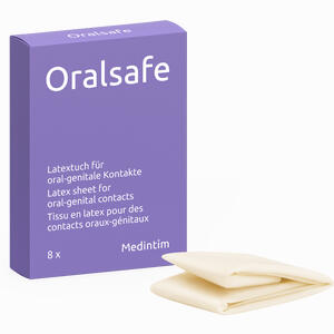 Oral Safe Latexschutztuch Vanille Tücher 8 Stück - ab 9,60 €