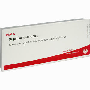 Organum Quadruplex Ampullen 10 x 1 ml - ab 20,00 €