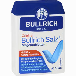 Original Bullrich Salz Magentabletten  50 Stück Original Bullrich Salz Magentabletten  50 Stück