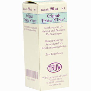 Abbildung von Original Tinktur N Truw Tropfen 20 ml