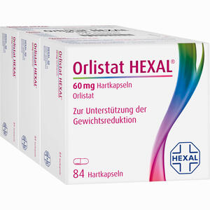 Orlistat Hexal 60mg Hartkapseln  3 x 84 Stück - ab 73,95 €