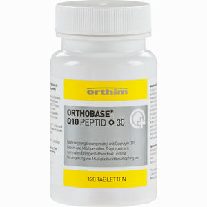 Orthobase Q10 Peptid Plus 30 Tabletten 120 Stück - ab 0,00 &euro;