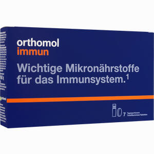 Orthomol Immun Trinkfläschchen + Tabletten Kombipackung  7 Stück Orthomol Immun Trinkfläschchen + Tabletten Kombipackung  7 Stück