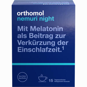 Orthomol Nemuri Night Heißgetränk- Granulat  15 x 10 g