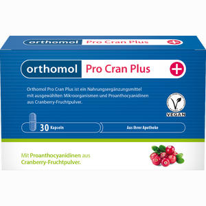 Orthomol Pro Cran Plus Kapseln 30 Stück Orthomol Pro Cran Plus Kapseln 30 Stück