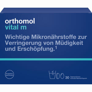 Orthomol Vital M Granulat Grapefruit  30 Stück Orthomol Vital M Granulat Grapefruit  30 Stück