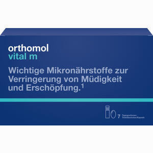 Orthomol Vital M Trinkfläschchen + Kapseln Kombipackung  7 Stück