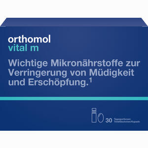 Orthomol Vital M Trinkfläschchen + Kapseln Kombipackung  30 Stück - ab 48,96 €