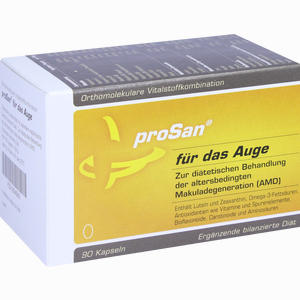 Orthomolekulare Vitalstoffkombination für Das Auge Kapseln 90 Stück - ab 25,29 €