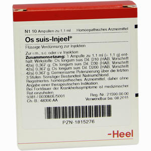 Os Suis- Injeel Ampullen  10 Stück - ab 21,38 €