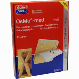 Osmo- Med Wundauflage Steril 15cmx20cm 10 Stück - ab 0,00 &euro;