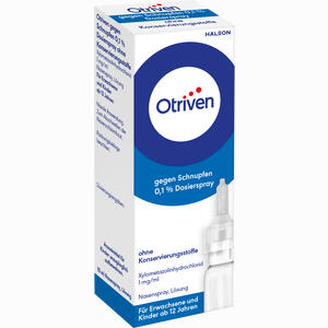 Otriven 0. 1% Dosierspray Ohne Konservierungsstoffe 10 ml - ab 2,88 €