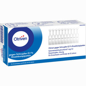 Otriven 0.1% Einzel Dosierpipette Lösung 40 x 0.3 ml - ab 10,10 €