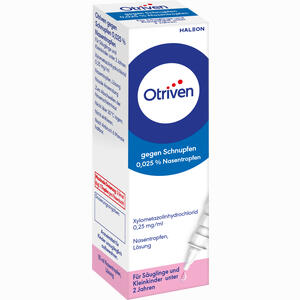 Otriven gegen Schupfen 0. 025% Nasentropfen 10 ml - ab 2,81 €