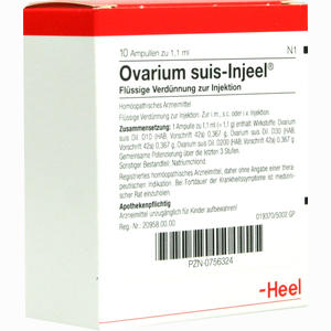 Ovarium Suis- Injeel Ampullen 10 Stück - ab 22,14 €