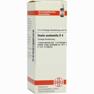 Oxalis Acet D4 Dilution 20 ml - ab 0,00 &euro;