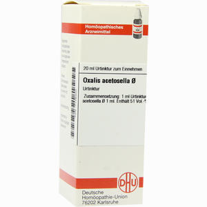 Oxalis Acetosella Urtinktur Dilution 20 ml - ab 11,58 €