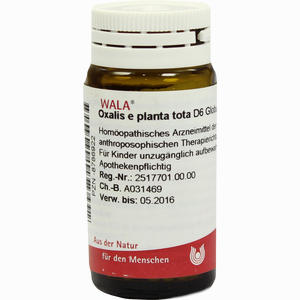 Oxalis E Planta Tota D6 Globuli 20 g - ab 7,62 &euro;