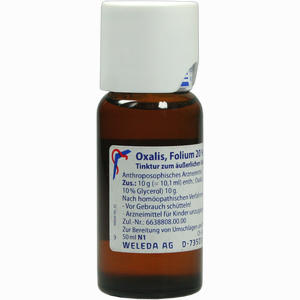 Oxalis Folium 20% äußerlich Tinktur 50 ml - ab 25,73 €