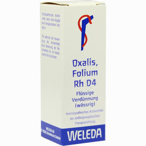 Oxalis Folium Rh D4 Dilution 20 ml - ab 19,78 €