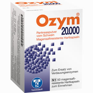 Ozym 20000 Hartkapseln  50 Stück - ab 0,00 &euro;
