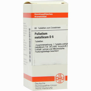 Palladium Met D6 Tabletten 80 Stück - ab 0,00 €