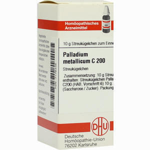 Palladium Metallicum C200 Globuli 10 g - ab 15,76 €