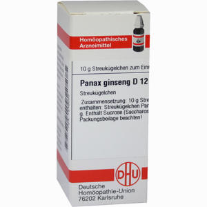 Panax Ginseng D12 Globuli 10 g - ab 7,71 €