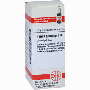 Panax Ginseng D3 Globuli 10 g - ab 8,33 €