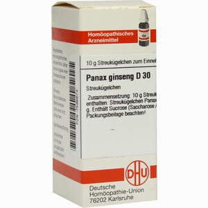 Panax Ginseng D30 Globuli 10 g - ab 7,96 €