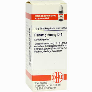 Panax Ginseng D4 Globuli 10 g - ab 8,25 €