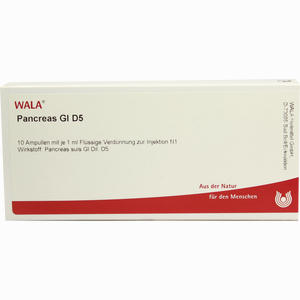 Pancreas Gl D5 Ampullen 10 x 1 ml - ab 0,00 &euro;