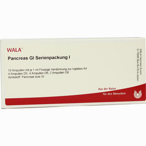 Pancreas Gl Serienpackung I Ampullen 10 x 1 ml - ab 0,00 &euro;