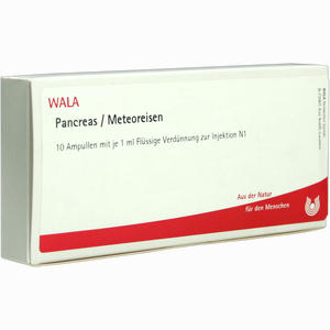 Pancreas/meteoreisen Ampullen 10 x 1 ml - ab 0,00 &euro;