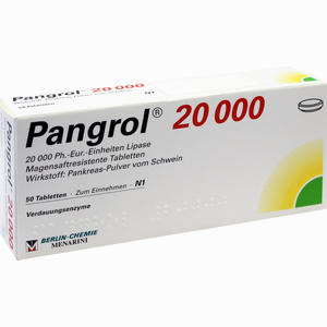 Pangrol 20000 Filmtabletten 50 Stück - ab 10,80 €