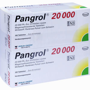 Pangrol 20000 Filmtabletten 200 Stück - ab 37,31 €
