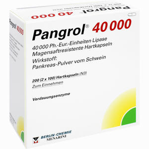 Pangrol 40000 Kapseln 200 Stück - ab 86,27 €