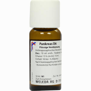 Pankreas D6 Dilution 50 ml - ab 29,37 €