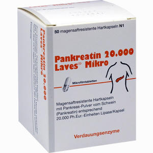 Pankreatin 20000 Laves Mikro Kapseln 50 Stück - ab 15,39 €