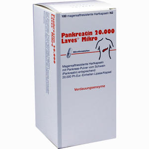 Pankreatin 20000 Laves Mikro Kapseln 100 Stück - ab 28,42 €