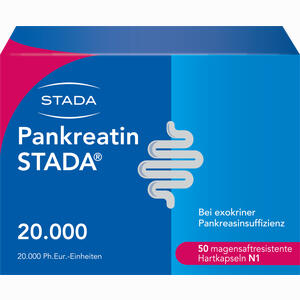Pankreatin Stada 20.000 Hartkapseln Magensaftresistent 50 Stück - ab 9,85 €