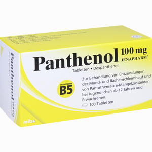 Panthenol 100mg Jenapharm Tabletten 100 Stück - ab 12,77 €
