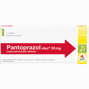 Pantoprazol 20mg Elac Tabletten 14 Stück - ab 3,95 &euro;