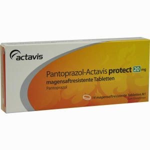 Pantoprazol- Actavis Protect 20mg Tabletten  14 Stück - ab 1,98 €