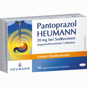 Pantoprazol Heumann 20mg bei Sodbrennen Msr. Tabletten  14 Stück - ab 2,44 €