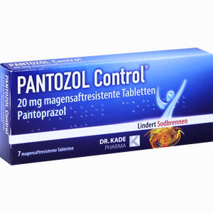 Abbildung von Pantozol Control 20mg Tabletten 7 Stück Abbildung von Pantozol Control 20mg Tabletten 7 Stück