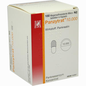 Panzytrat 10000 Kapseln 100 Stück - ab 0,00 €